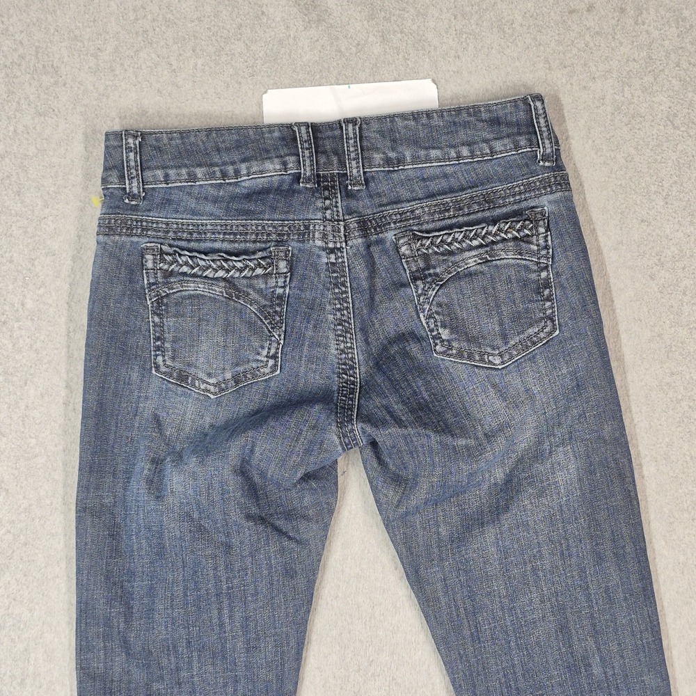 STRETSON Women Jeans 8 LONG Blue Denim Pixie Stix Skinny 32" Inseam Stretch - Picture 11 of 13